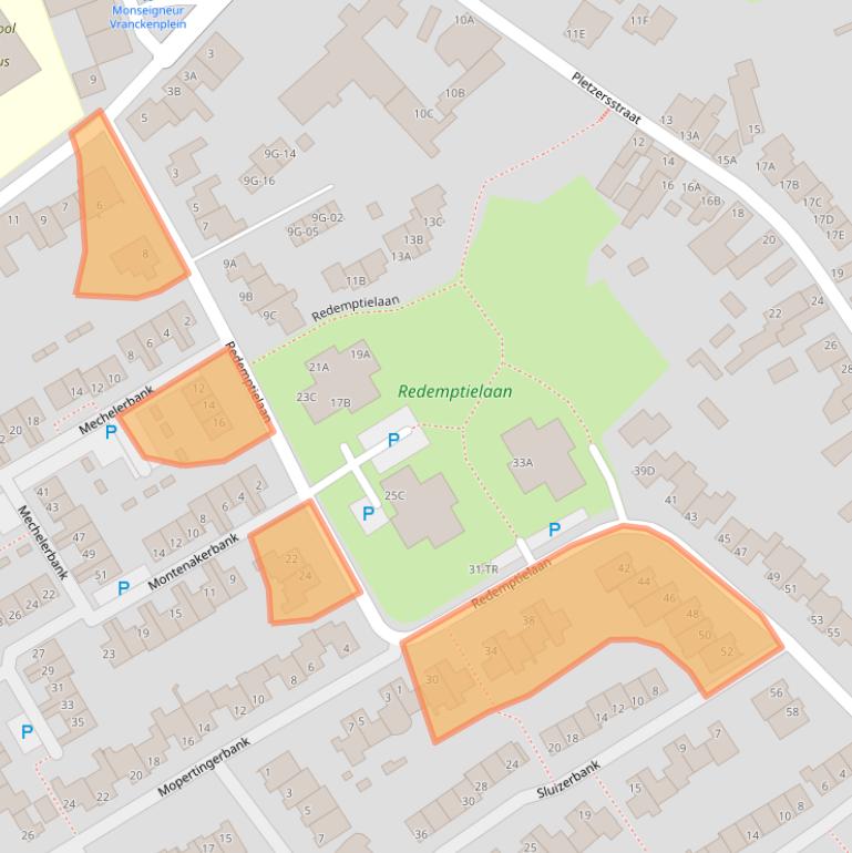 Kaart van postcodegebied 6213JA.