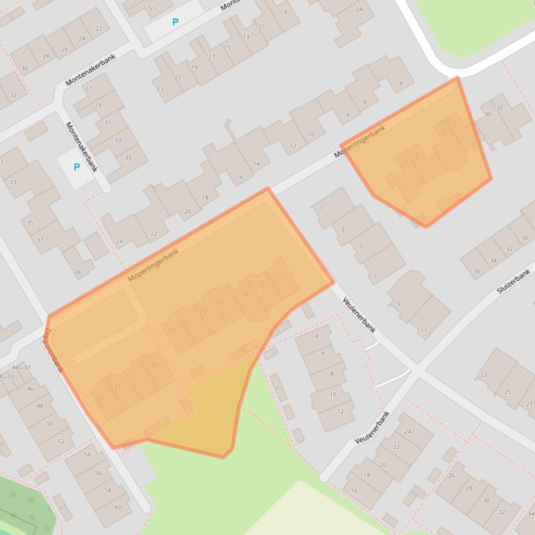 Kaart van postcodegebied 6213JP.