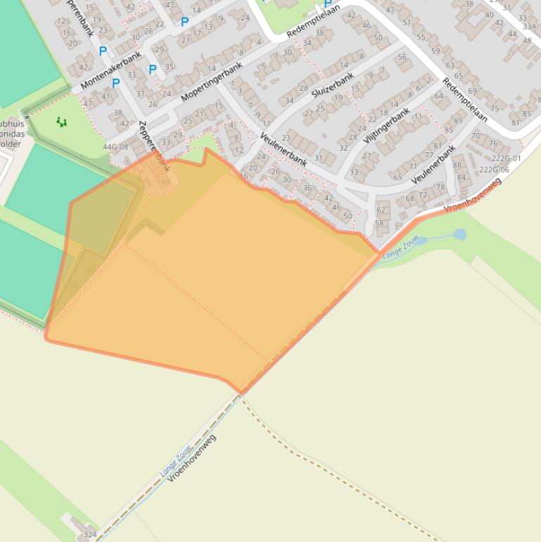 Kaart van postcodegebied 6213KE.
