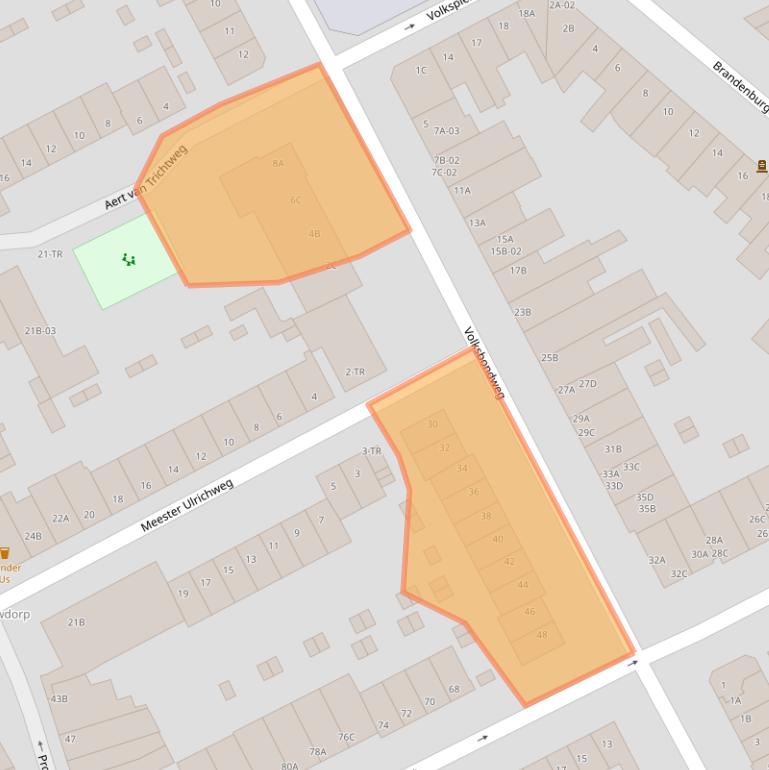 Kaart van postcodegebied 6214AR.