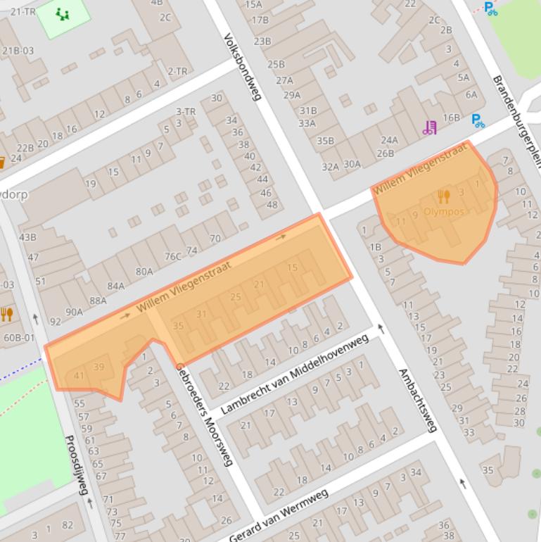 Kaart van postcodegebied 6214AS.