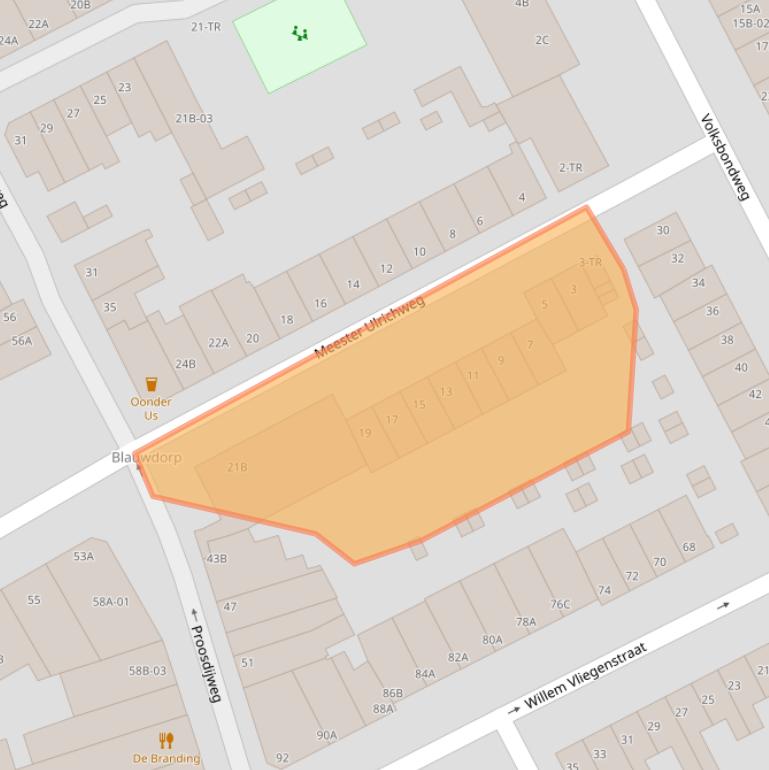 Kaart van postcodegebied 6214PV.