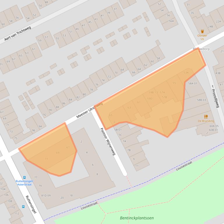 Kaart van postcodegebied 6214PW.