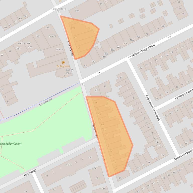 Kaart van postcodegebied 6214RK.