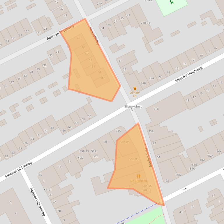 Kaart van postcodegebied 6214RN.