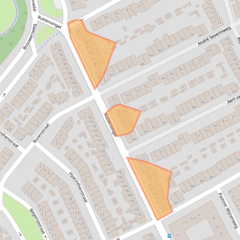 Kaart van postcodegebied 6214SL.