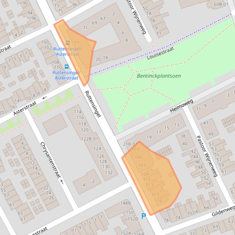 Kaart van postcodegebied 6214SM.