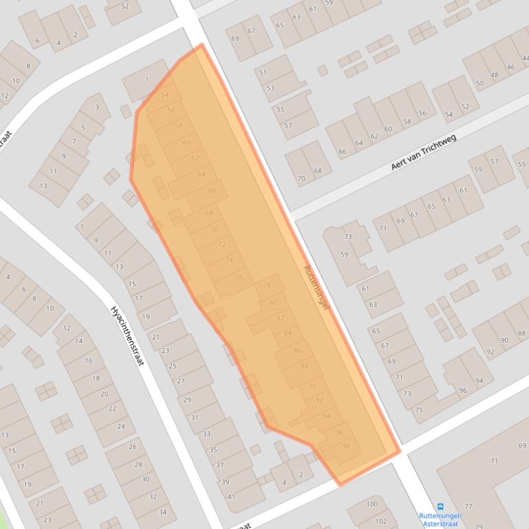 Kaart van postcodegebied 6214SR.