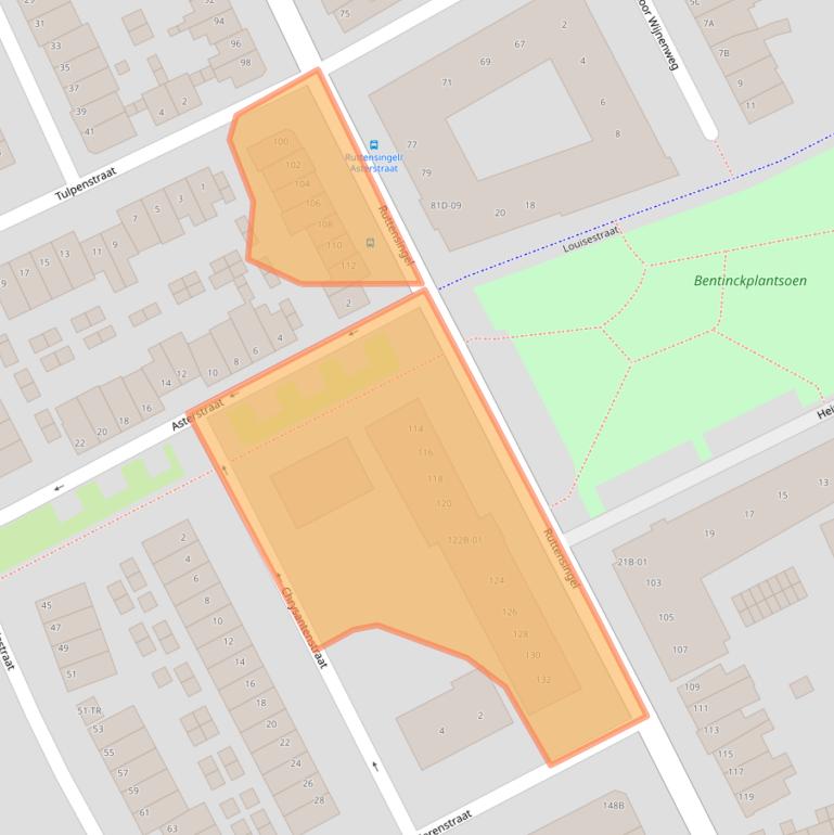 Kaart van postcodegebied 6214ST.