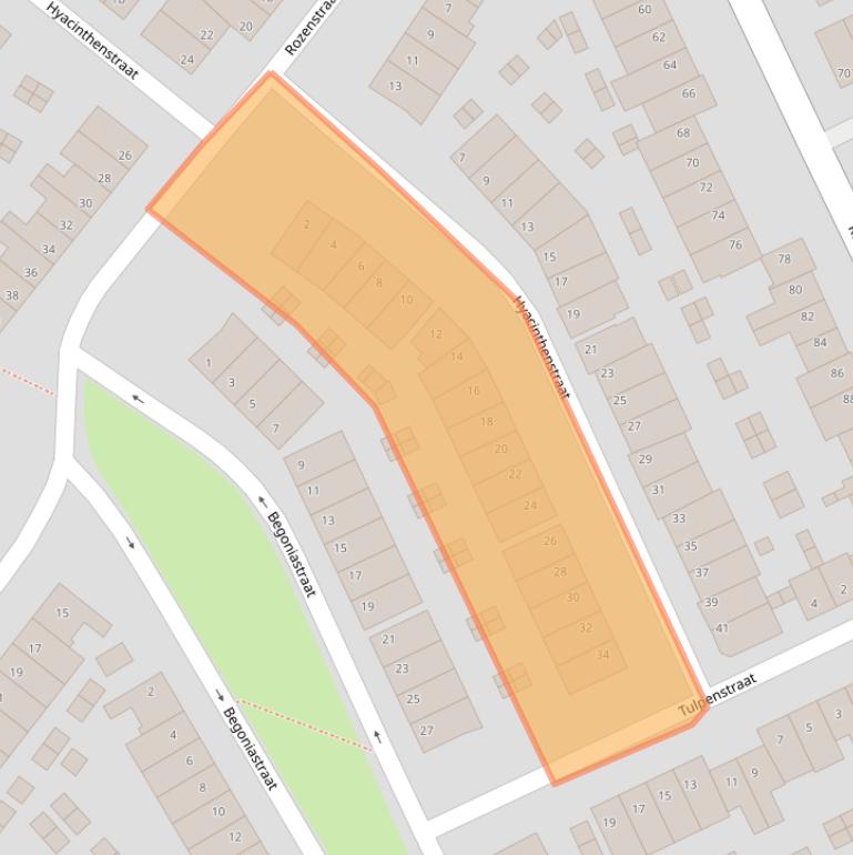 Kaart van postcodegebied 6214TD.