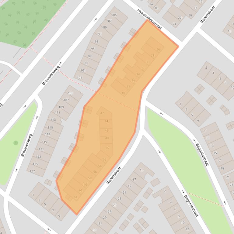 Kaart van postcodegebied 6214TM.