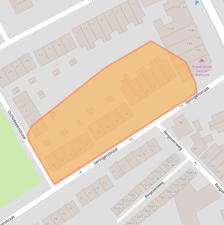 Kaart van postcodegebied 6214VH.