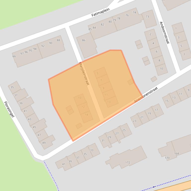 Kaart van postcodegebied 6214VL.