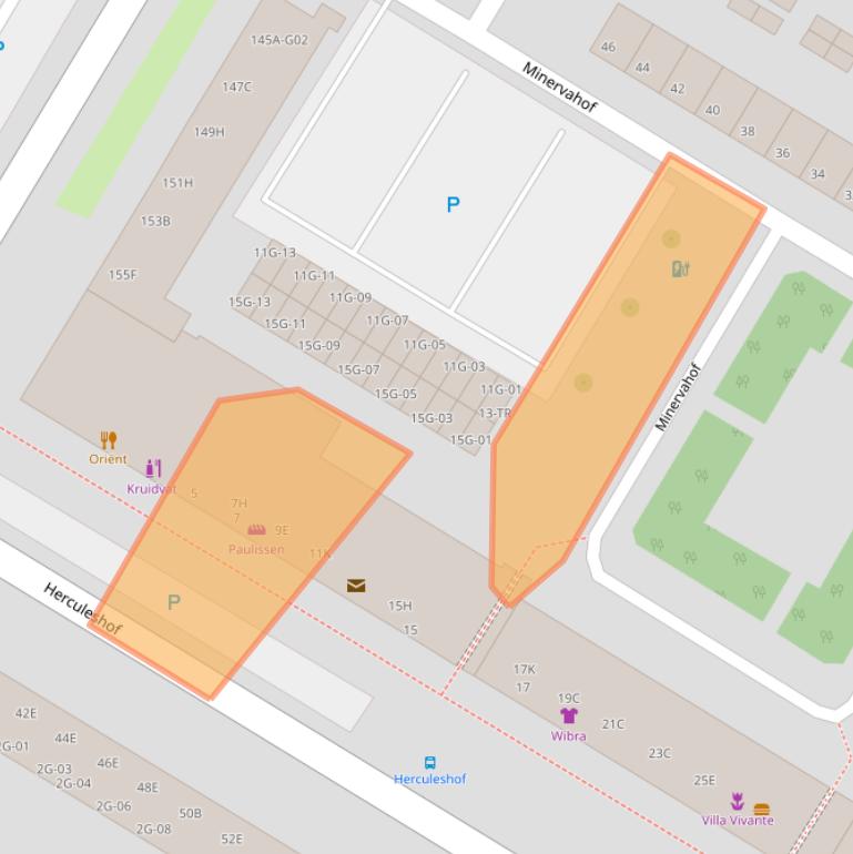 Kaart van postcodegebied 6215BB.