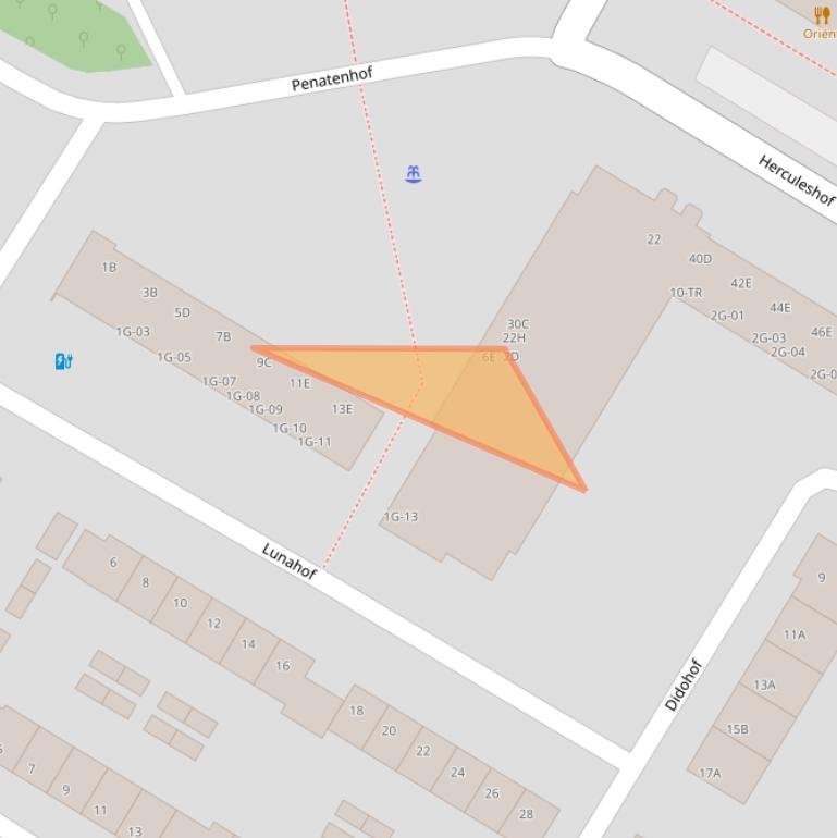 Kaart van postcodegebied 6215BN.