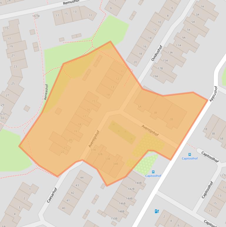 Kaart van postcodegebied 6215ES.