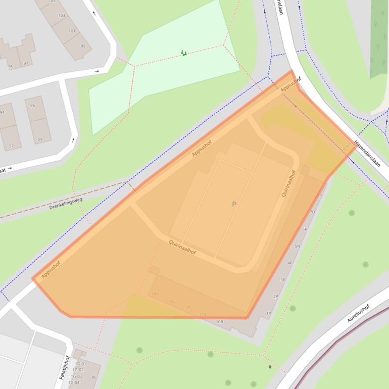 Kaart van postcodegebied 6215PL.