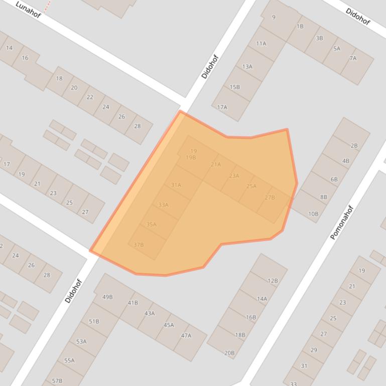 Kaart van postcodegebied 6215RH.