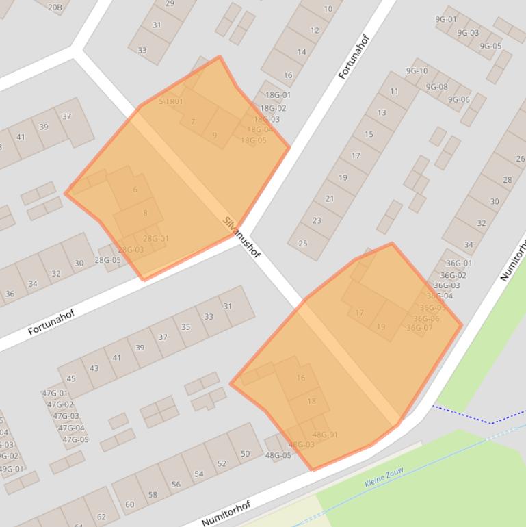 Kaart van postcodegebied 6215RS.