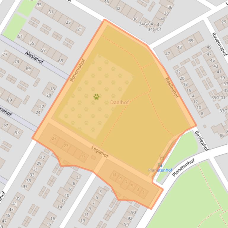 Kaart van postcodegebied 6215VE.