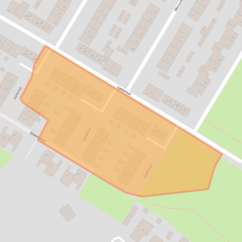 Kaart van postcodegebied 6215VL.