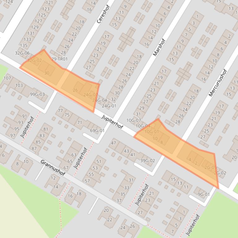 Kaart van postcodegebied 6215VN.