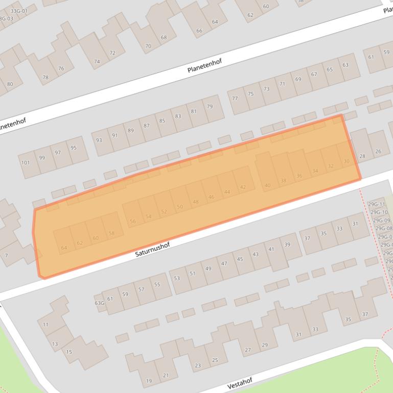 Kaart van postcodegebied 6215XD.