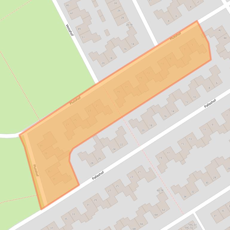 Kaart van postcodegebied 6215XH.