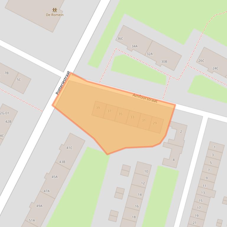 Kaart van postcodegebied 6216AV.