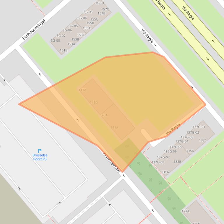 Kaart van postcodegebied 6216BV.