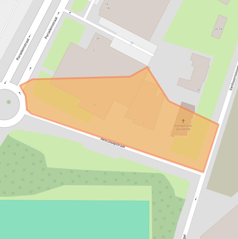 Kaart van postcodegebied 6216CM.