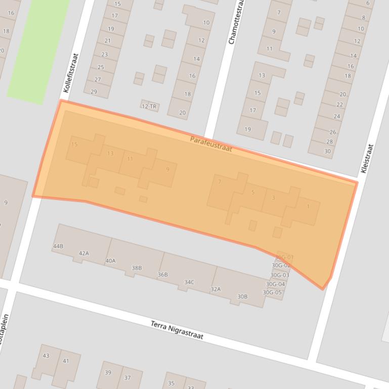 Kaart van postcodegebied 6216CP.