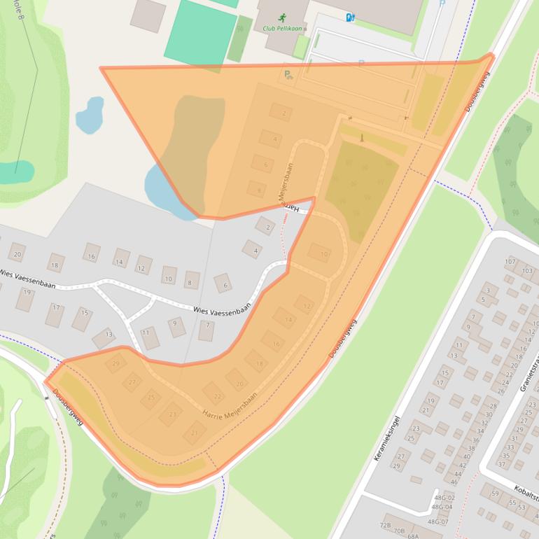 Kaart van postcodegebied 6216GM.