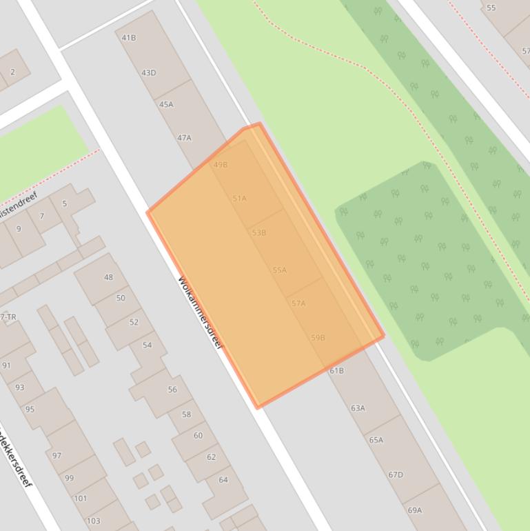 Kaart van postcodegebied 6216RM.