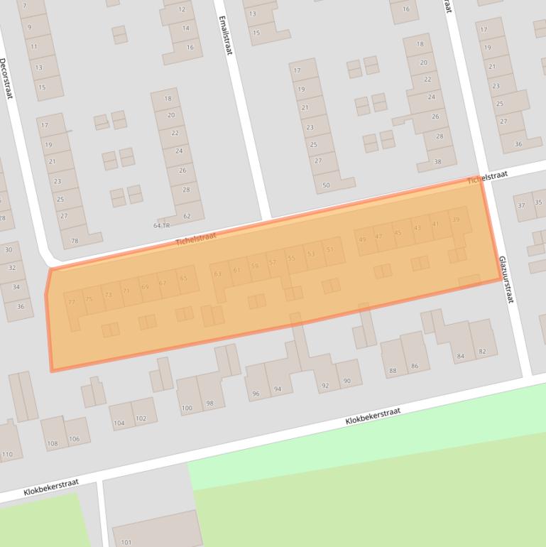 Kaart van postcodegebied 6216VM.