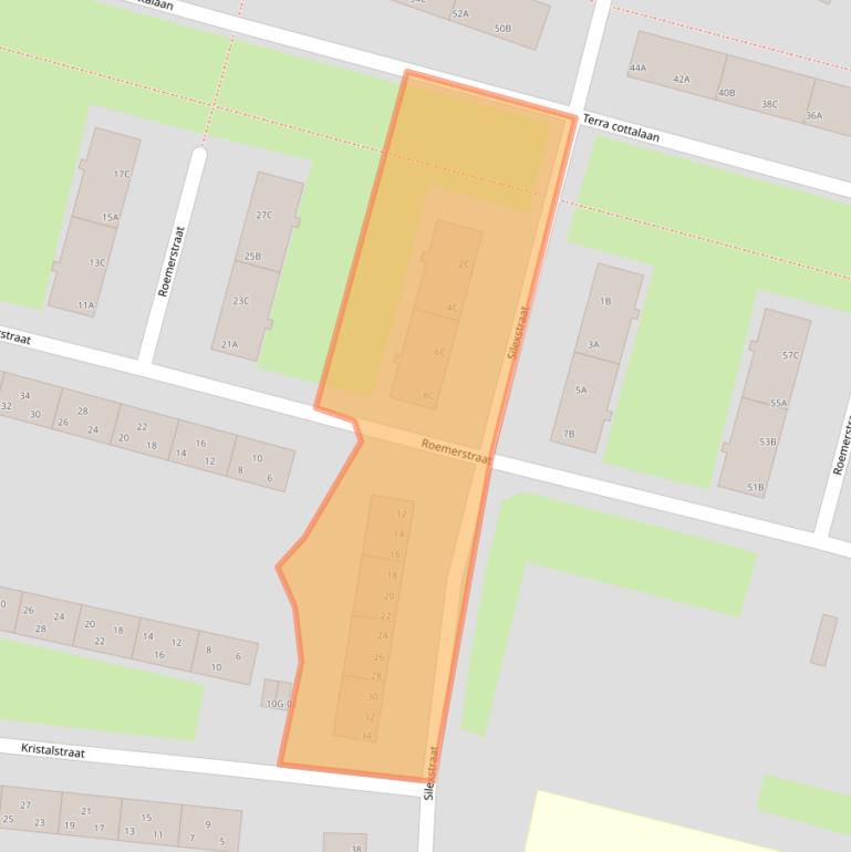Kaart van postcodegebied 6216XC.