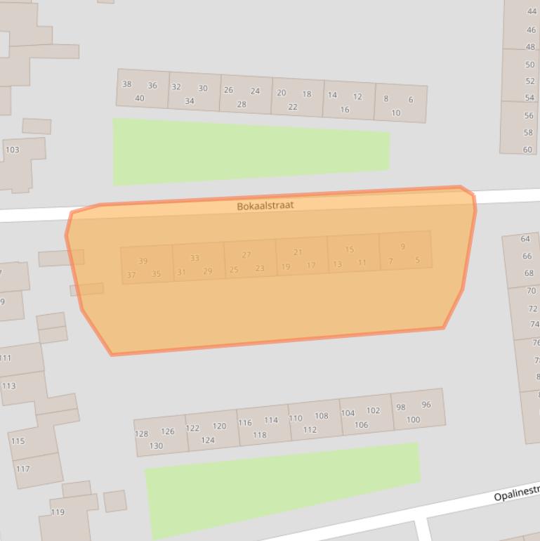 Kaart van postcodegebied 6216XE.