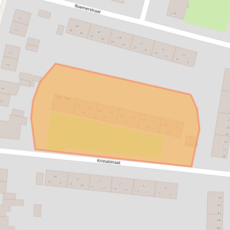 Kaart van postcodegebied 6216XJ.