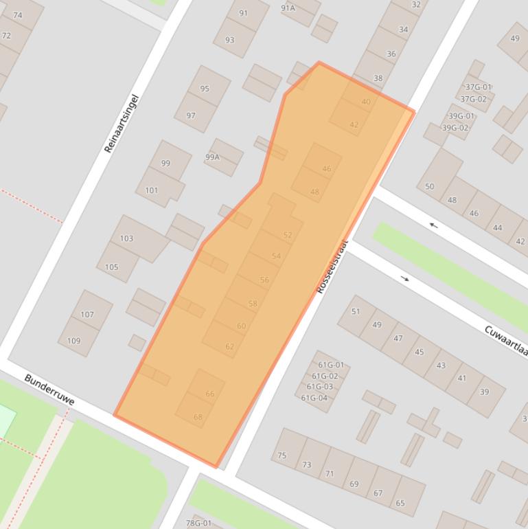 Kaart van postcodegebied 6217AL.