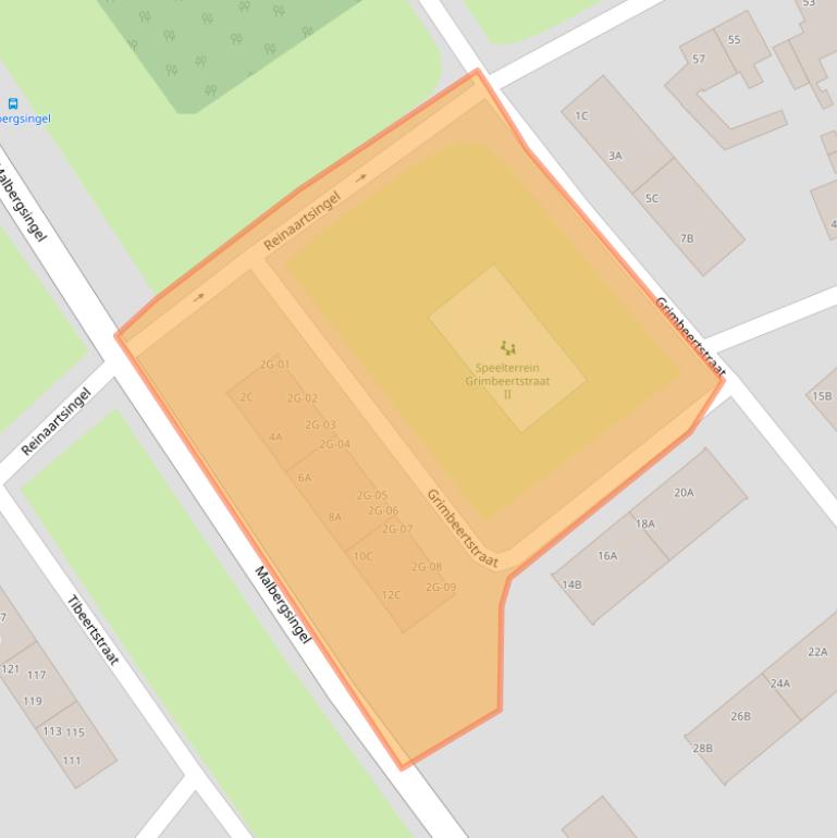 Kaart van postcodegebied 6217BD.