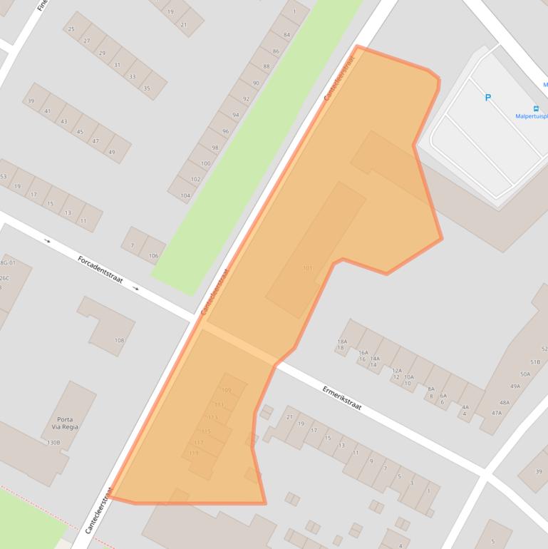 Kaart van postcodegebied 6217BW.