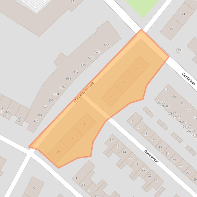 Kaart van postcodegebied 6217CC.