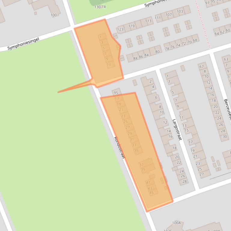 Kaart van postcodegebied 6217CX.