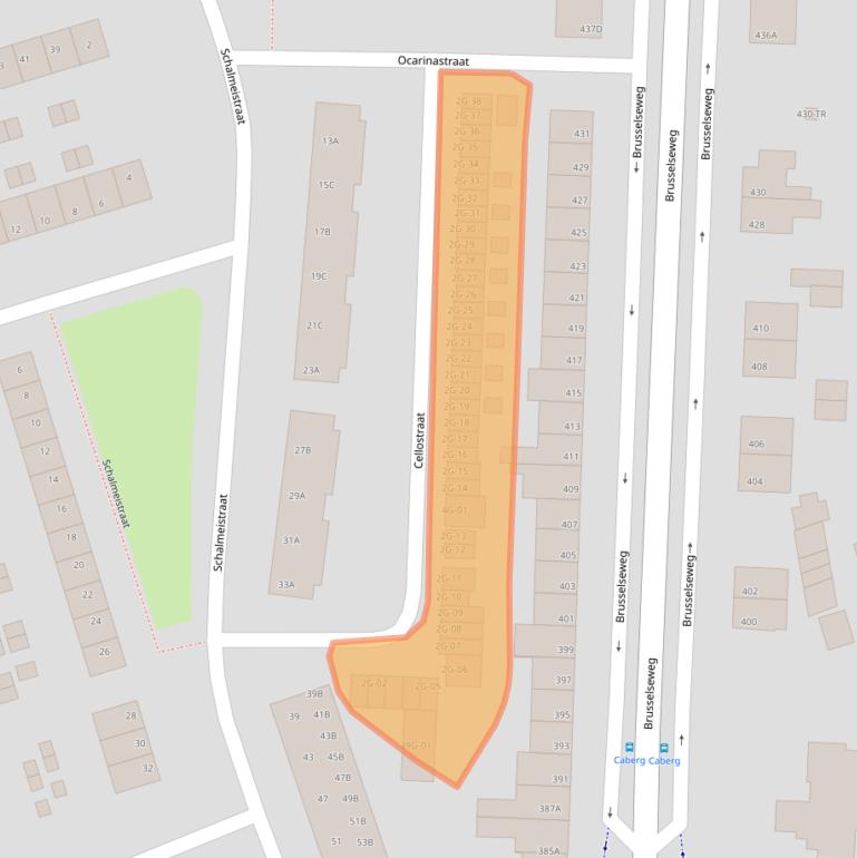 Kaart van postcodegebied 6217EX.