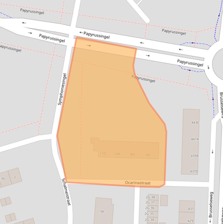 Kaart van postcodegebied 6217EZ.