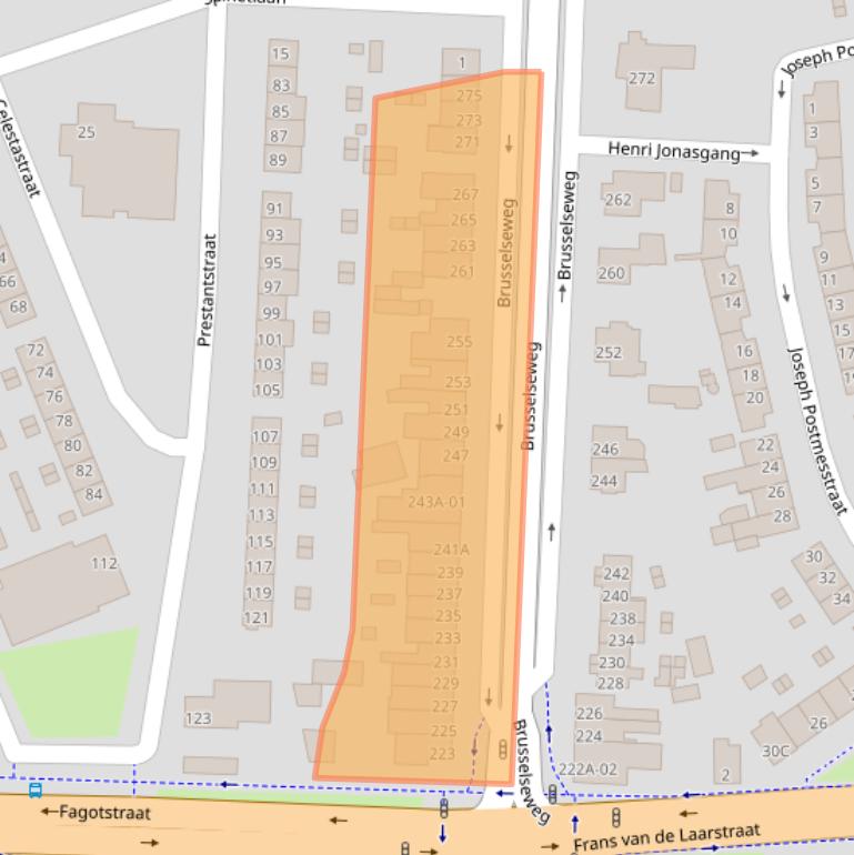 Kaart van postcodegebied 6217GV.