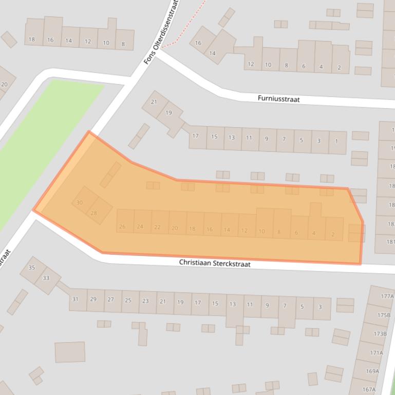 Kaart van postcodegebied 6217HH.