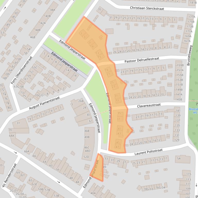 Kaart van postcodegebied 6217HN.