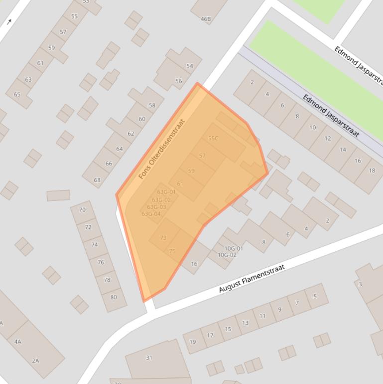 Kaart van postcodegebied 6217HT.