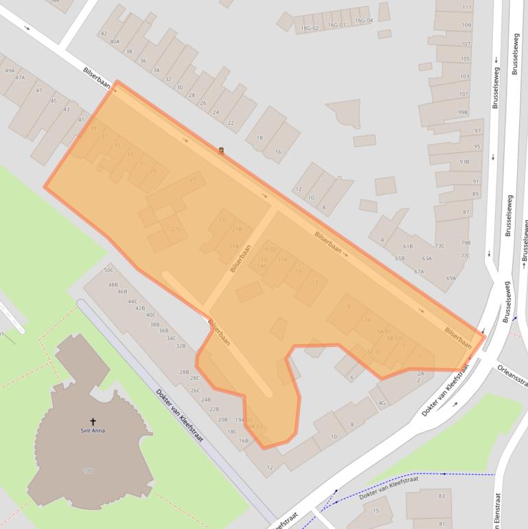 Kaart van postcodegebied 6217JD.